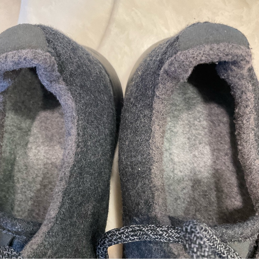 Allbirds Men's Wool Runners CLASSICS: Natural Black (Black Sole), Size 12 - Picture 13 of 13